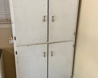 Wooden storage cabinet