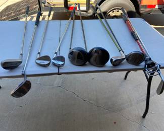 Misc clubs, two need regripped