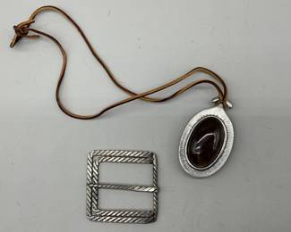 Necklace and Belt Buckle