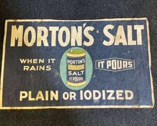 Canvas Morton's Salt Advetising