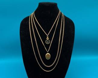 Goldette Intaglio Necklace
