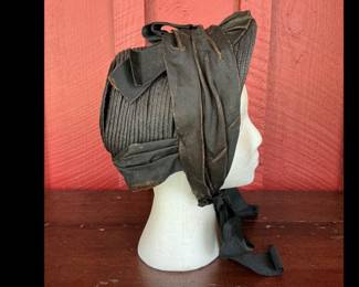 Victorian Mourning Bonnet