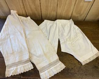 Victorian Split Seat Bloomers and Pantaloons