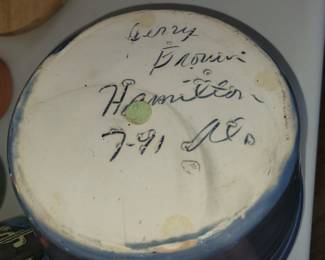 Pair of Jerry Brown pottery nesting bowls