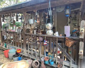 View of the back porch