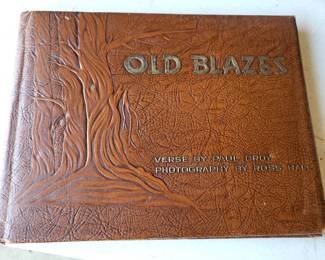 Signed Old Blazes poetry book by Paul Croy