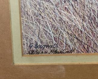 Signed and number George Boutwell print