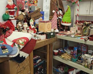 Christmas in the back building