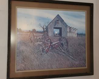 Signed and number George Boutwell print