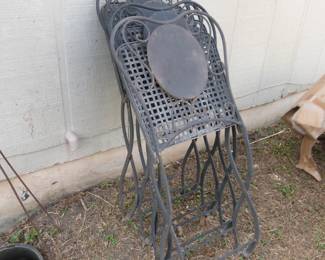 Metal folding chairs