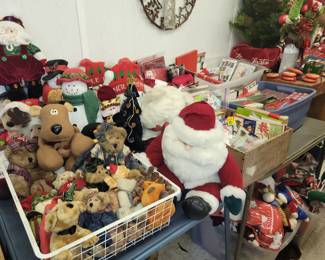 Christmas in the back building