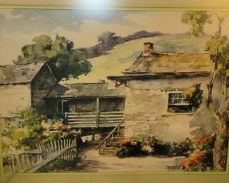 Davis M Schwartz watercolor