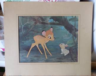 Walt Disney cell repro