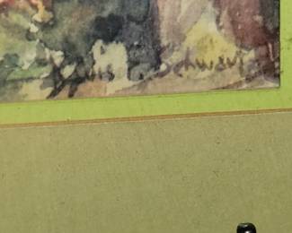 Davis M Schwartz watercolor