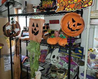 Halloween in the back building