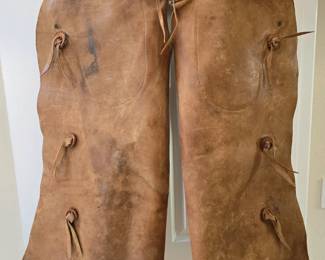 Vintage leather chaps
