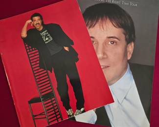 Lionel Richie and Paul Simon concert programs