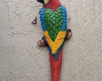 Ceramic parrot