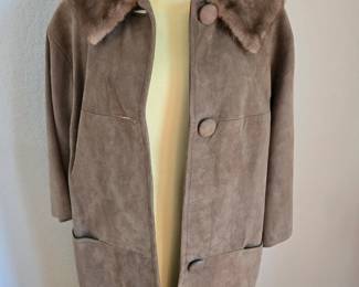 Vintage suede coat