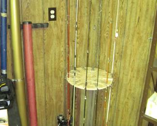 Fishing rods, rod holders