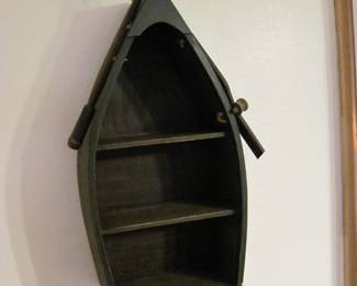 Canoe Shelf Wall or Desk Top