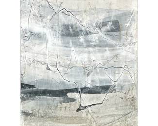 Abstract Painting On Wood
