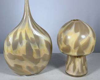 (2pc) ART GLASS PIECES
