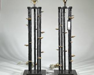 (2pc) THEODORE ALEXANDER VALE TABLE LAMPS
