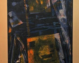 SIGNED: ALMA M  GOETSCH 1963 "UNDER THE WATER"