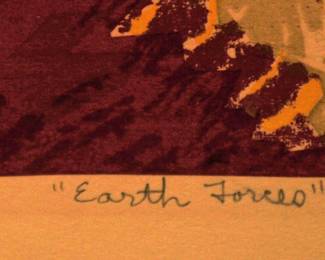 SIGNED: ALMA M GOETSCH 1962 2/6 "EARTH FORCES"