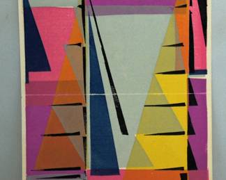 Holiday Silkscreen dated 1955