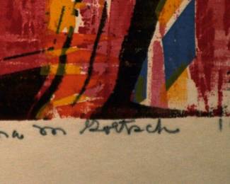 SIGNED: ALMA M  GOETSCH 1960 