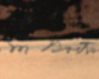 SIGNED: ALMA M  GOETSCH 1957  "SEA POOL"  2/11