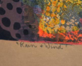 SIGNED: ALMA M  GOETSCH  "RAIN & WIND" #2