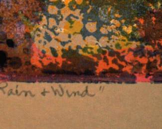 ALMA M GOETSCH  1961 "RAIN & WIND"