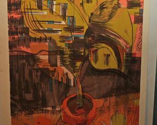 SIGNED: ALMA M  GOETSCH 1963 "RUBBER PLANT"
