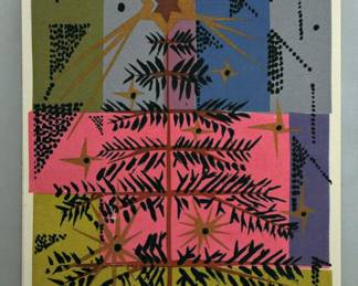 Holiday Silkscreen dated 1959