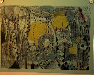 SIGNED: ALMA M GOETSCH 1961 "WEEDS AND OLD LACE"