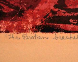 SIGNED: ALMA M  GOETSCH 1963 "THE BROKEN SEASHELL"