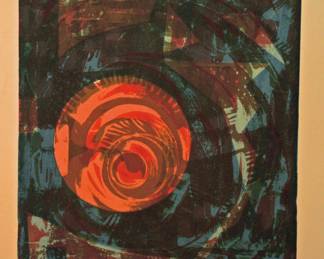 SIGNED: ALMA M GOETSCH 1957 "SOL" 