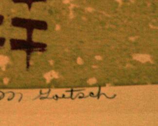 SIGNED: ALMA M GOETSCH 1962 2/6 "EARTH FORCES"