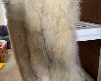 Evans Collection fox fur stole/shawl