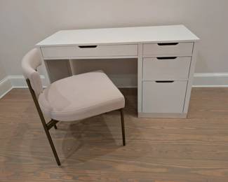 Williams Sonoma Desk Pink Chair