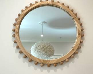 Emmaline Wooden Mirror 