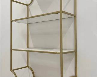 Scalloped Wall Bookcase