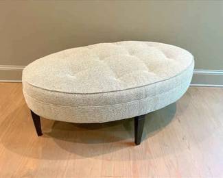 Oval Ottoman By CR Laine