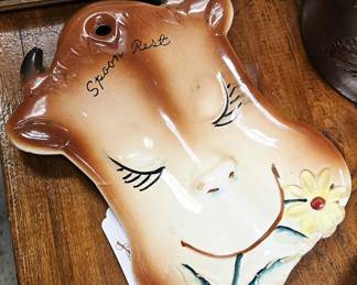 cow spoon rest