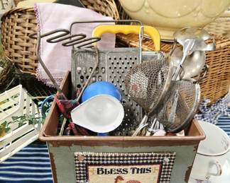 vintage kitchen utensils