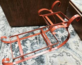 metal sleigh
