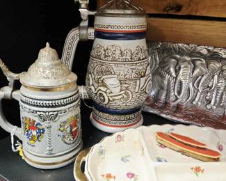 vintage steins